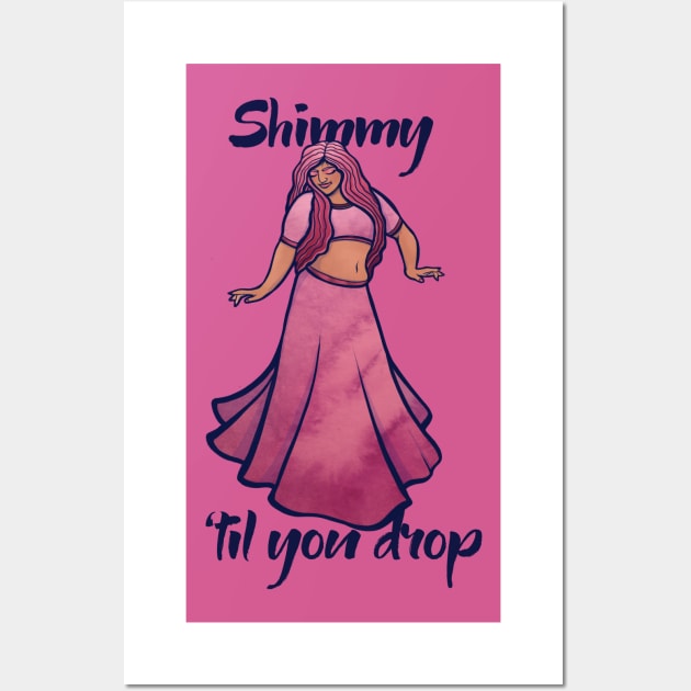 Shimmy 'til you drop Wall Art by bubbsnugg